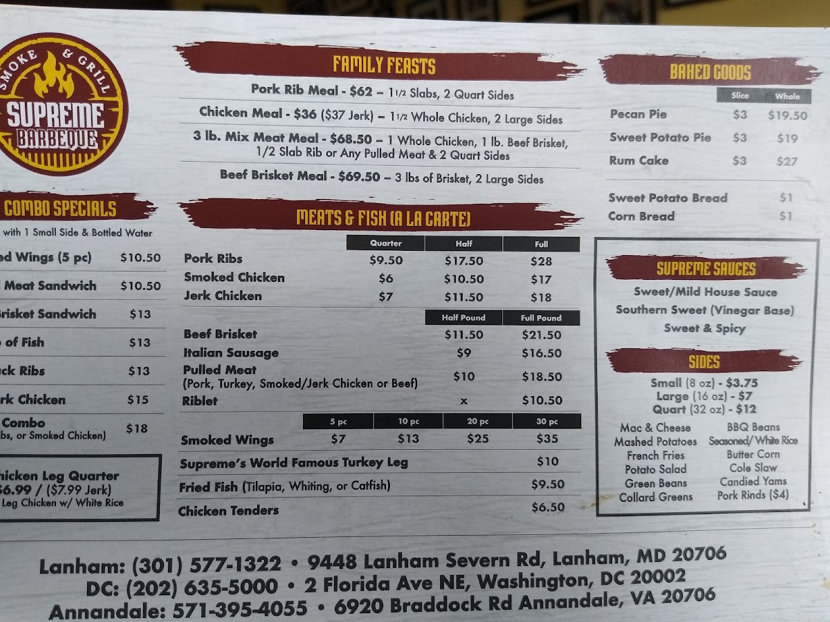 Menu - Supreme Barbeque | Aunteaboba photo 6